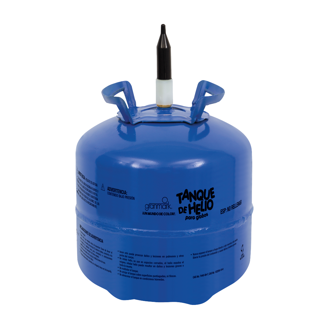 Tanque de Helio Pequeño