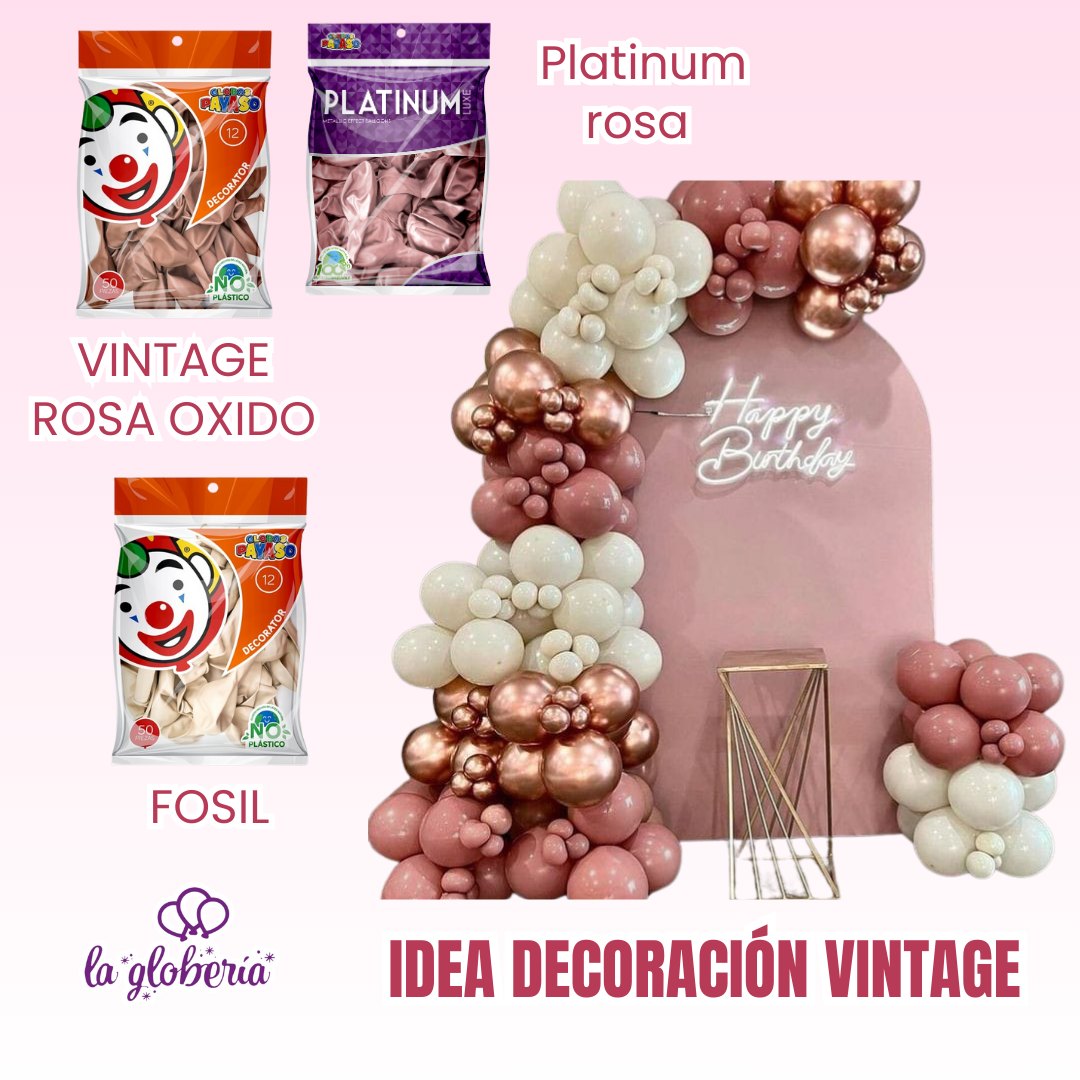 Ejemplo de decoración con globos